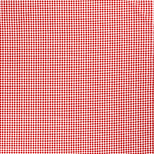 Baumwoll-Popeline Vichy-Karo Rot – Ansicht 2