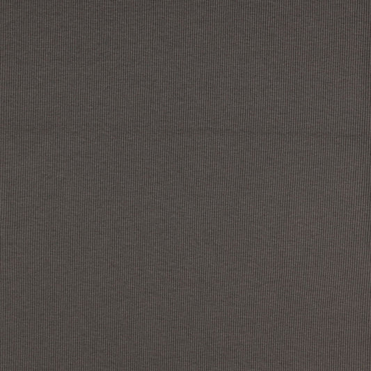 Bündchenstoff Grau – Elastischer Rippstrick