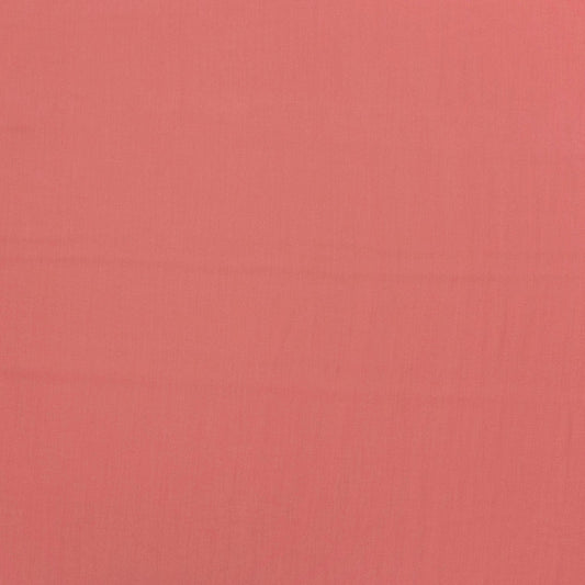 Viskose Poplin Stoff Koralle â Detail