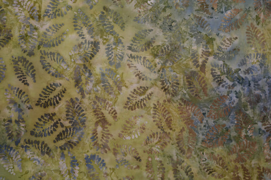 Batikstoff Grün Blau – hochwertige Baumwolle mit künstlerischem Farbverlauf