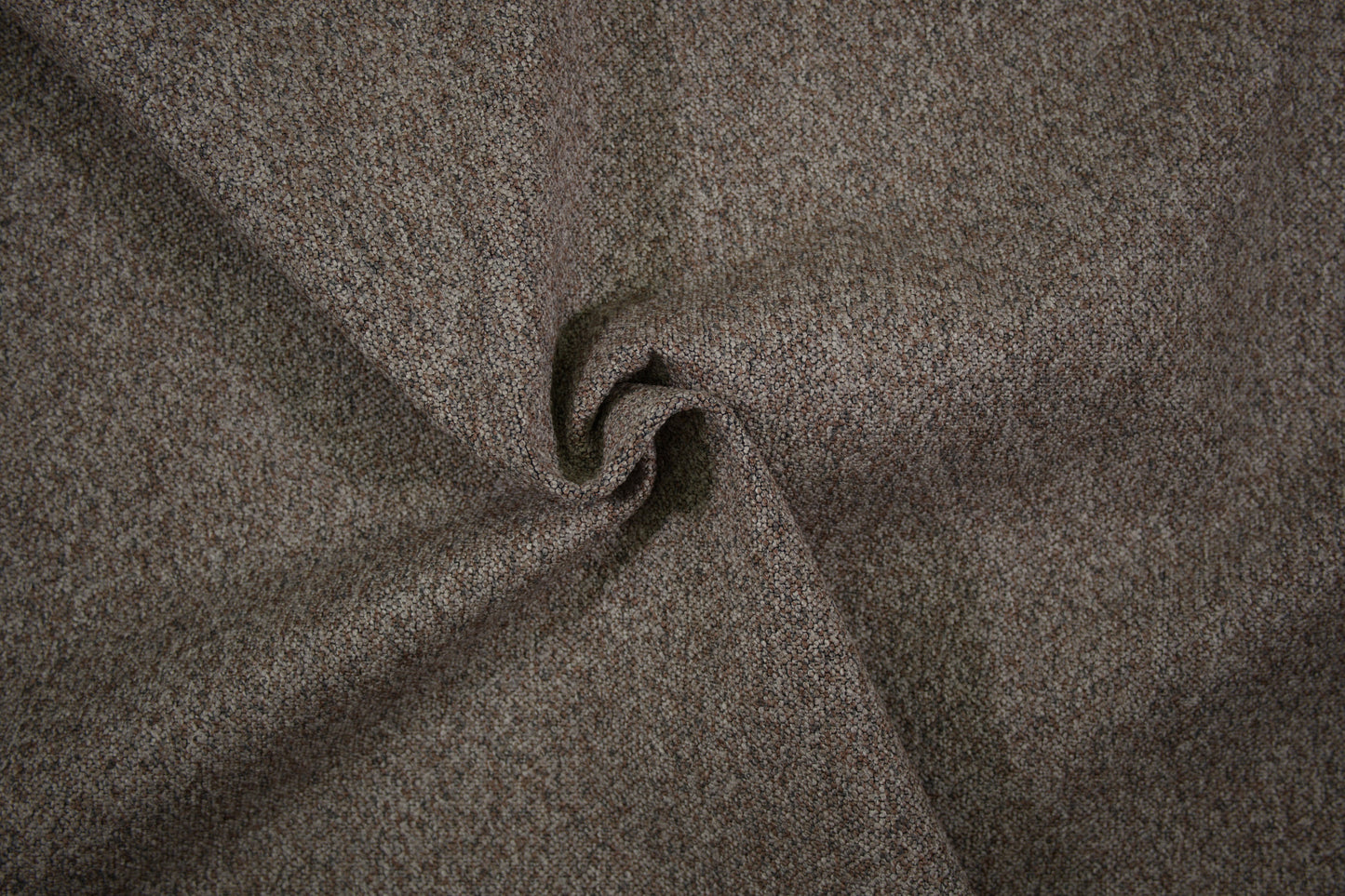 Bouclé Möbelstoff in naturfarbener Beige-Grau-Melange mit strukturierter Oberfläche 140 cm breit Meterware