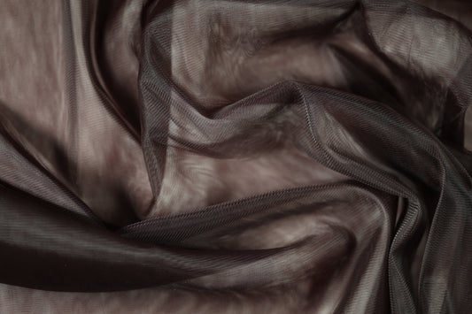 Dunkelbraun Tüll – ideal für kreative Projekte