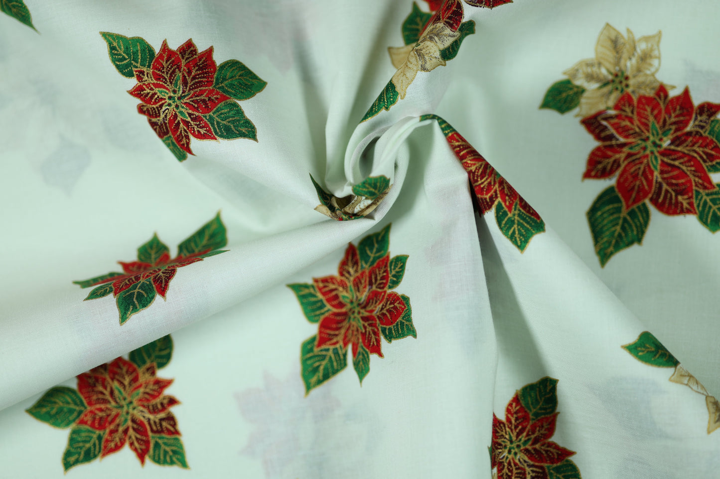 Hochwertiger Baumwoll Stretch – lebendige Blumen auf weichem Stoff