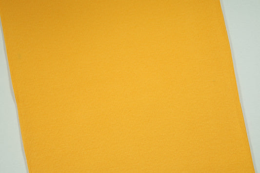 Bündchenstoff in Sonnengelb für stilvolle Abschlüsse