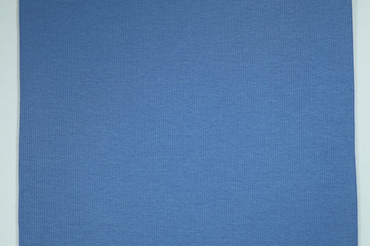 Dehnbarer Stoff für Bündchen in klassischem Jeansblau