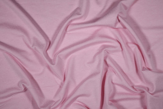 Zartrosa Jersey Stoff – perfekt für Kinder- und Damenmode