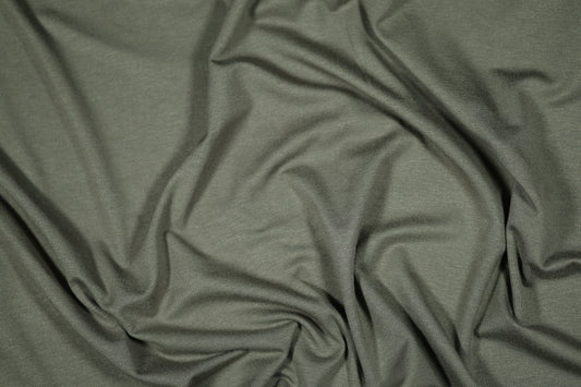 Elastischer Viskose Jersey in Khaki â ideal fĂŒr Damenmode