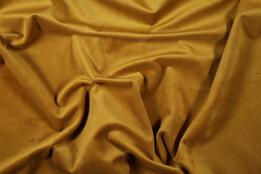 Detailaufnahme: Verdunklungsstoff – Senfgelb für Vorhänge und Raumverdunklung
