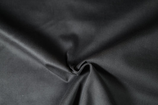 Anthrazitfarbener Cordstoff mit feiner Struktur – hochwertig und vielseitig einsetzbar