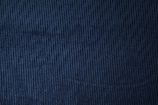 Marineblauer Cordstoff – für elegante Anwendungen