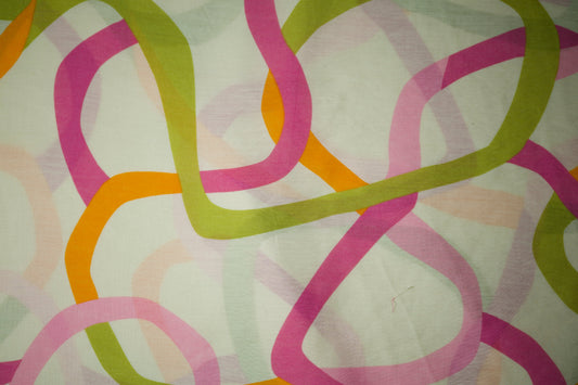 Leichter Stoff mit Viskose – Design 5, für sommerliche Outfits