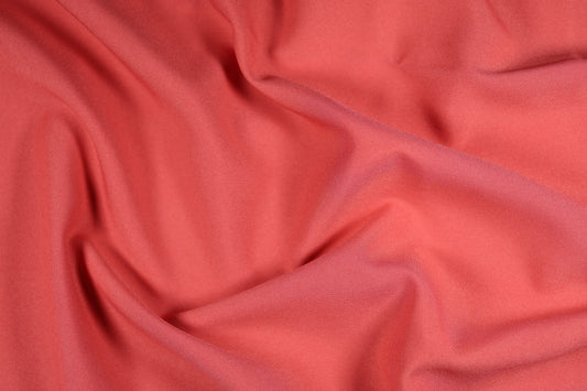 Hochwertiger Polyester Panama in Hellrot â pflegeleicht und langlebig