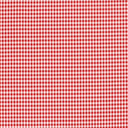Baumwoll-Popeline Vichy-Karo Rot – Ansicht 1