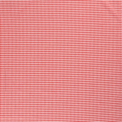 Baumwoll-Popeline Vichy-Karo Rot – Ansicht 2