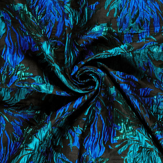 Jacquard Blumen Petrol – Fall
