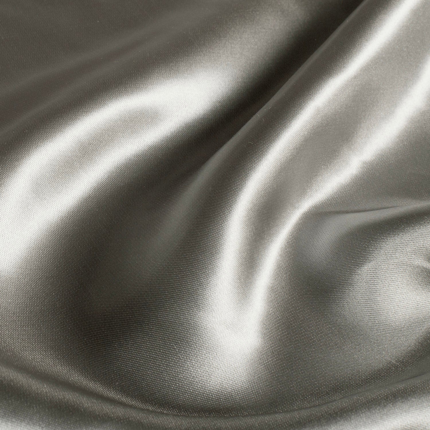 Satin Stoff Grau