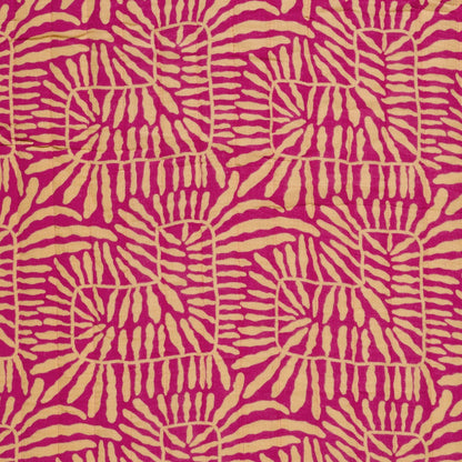 Musselin Steppstoff Abstrakt Fuchsia – Ansicht 2