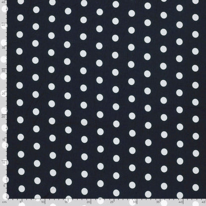 Viskose Jersey Punkte Marine – Ansicht 5