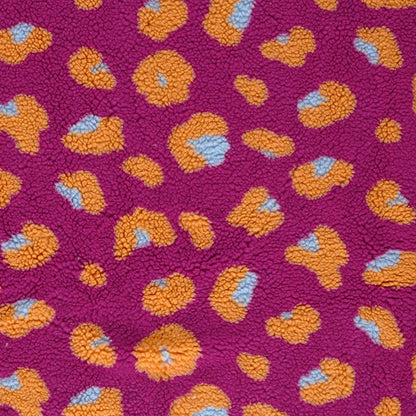 Sherpa Fleece Leopard Fuchsia – Ansicht 2