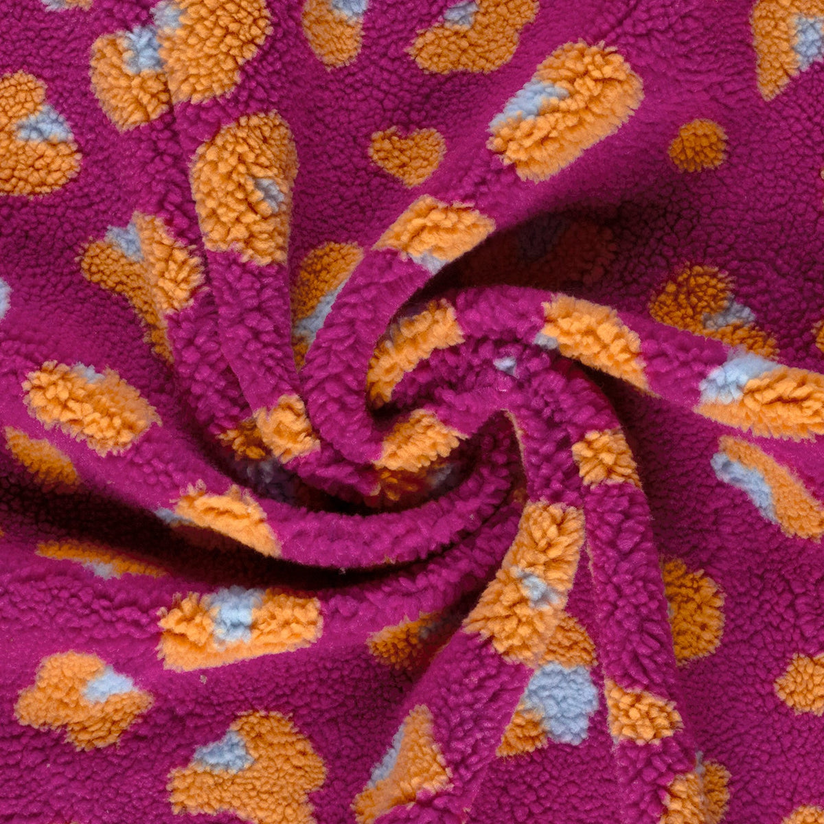Sherpa Fleece Leopard Fuchsia – Ansicht 3