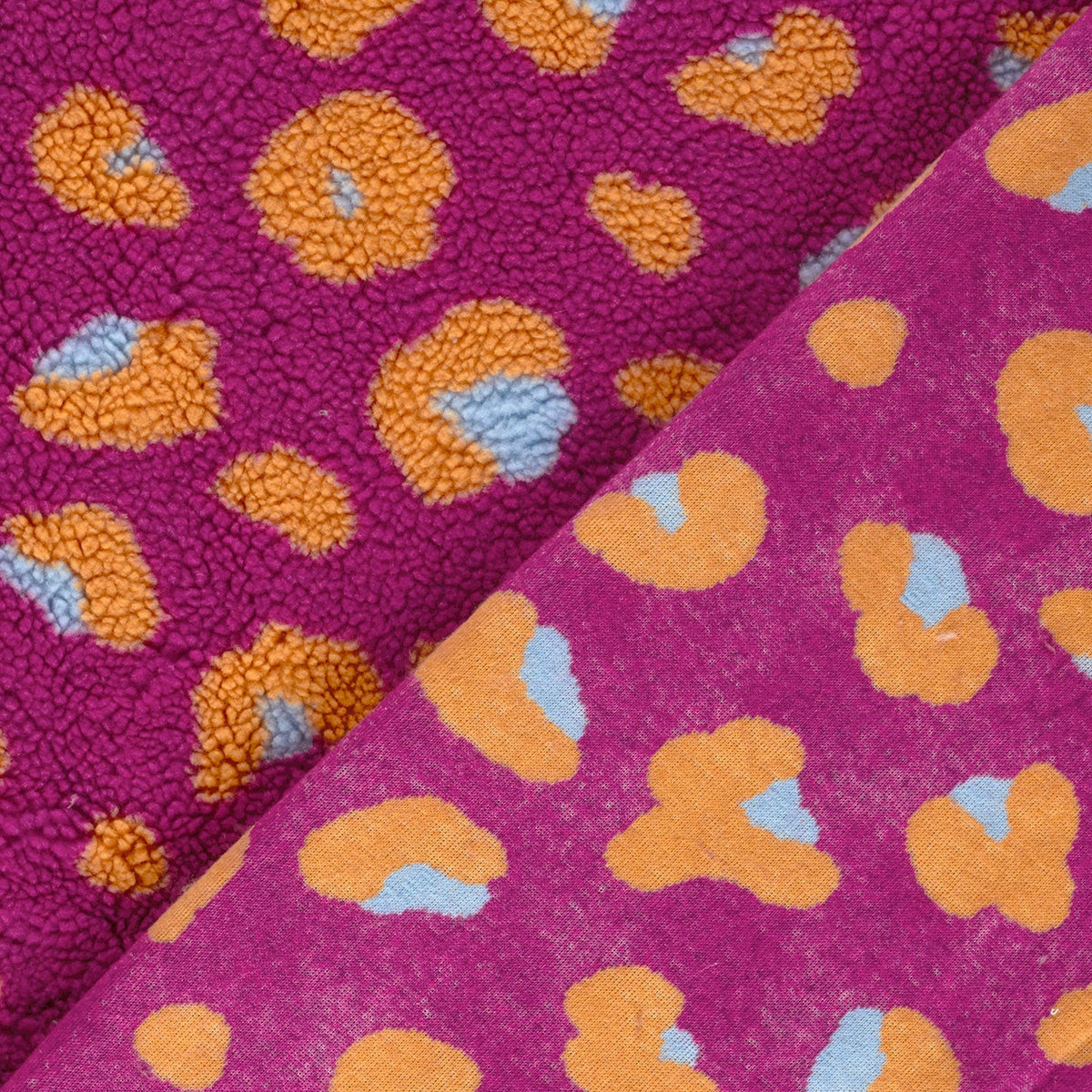 Sherpa Fleece Leopard Fuchsia – Ansicht 4