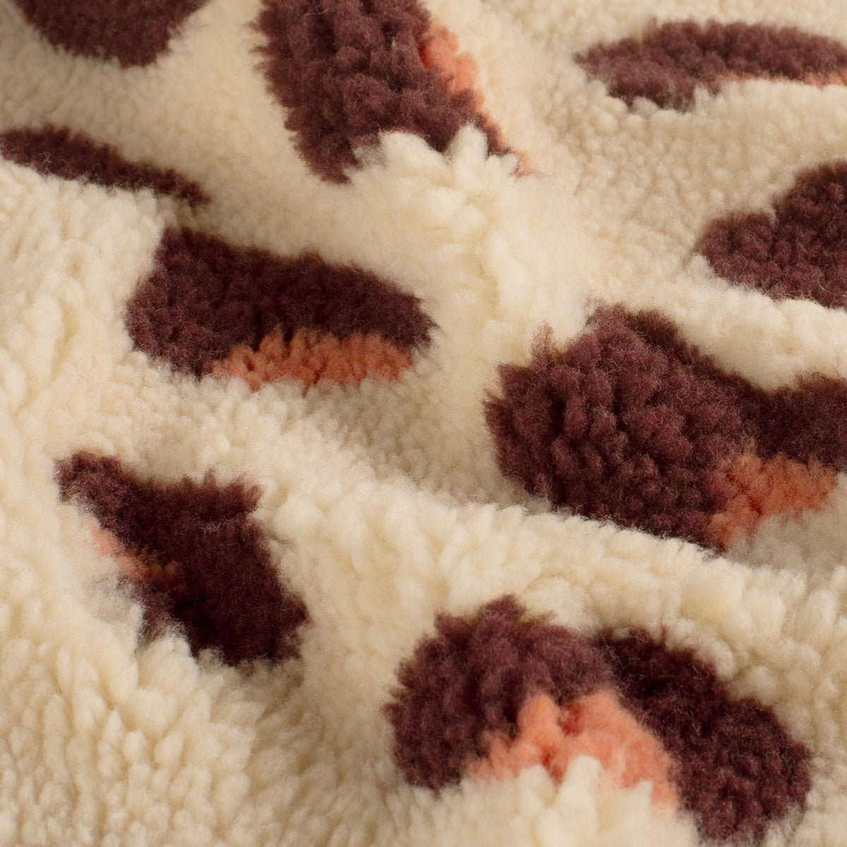 Sherpa Fleece Leopard Beige – Ansicht 1