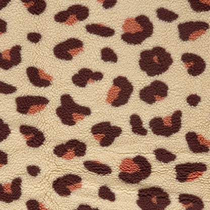 Sherpa Fleece Leopard Beige – Ansicht 2