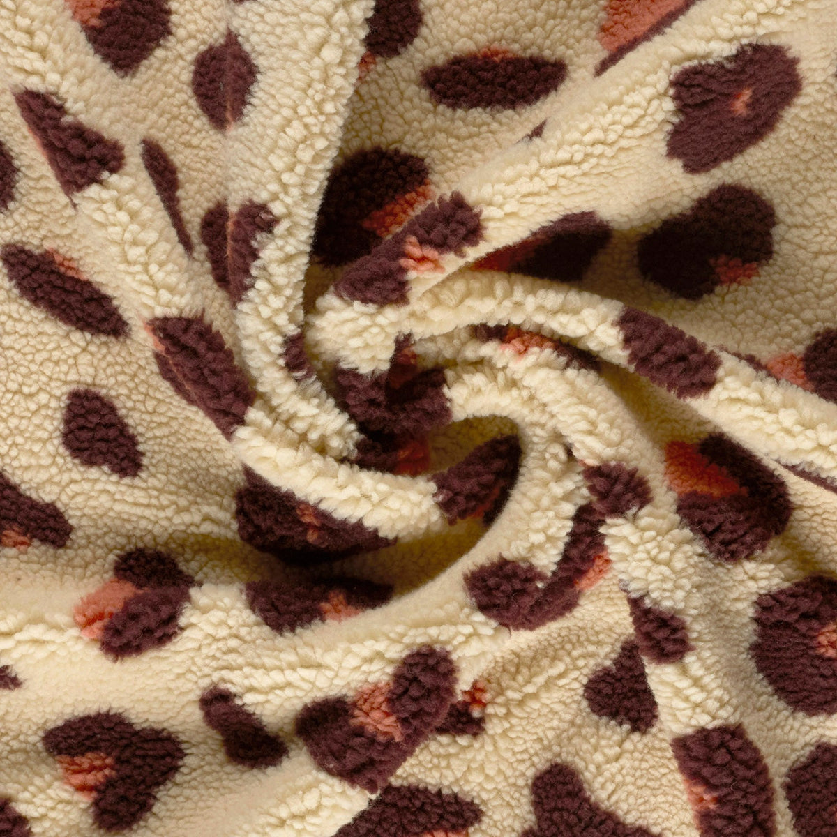 Sherpa Fleece Leopard Beige – Ansicht 3