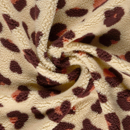 Sherpa Fleece Leopard Beige – Ansicht 3