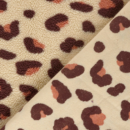 Sherpa Fleece Leopard Beige – Ansicht 4