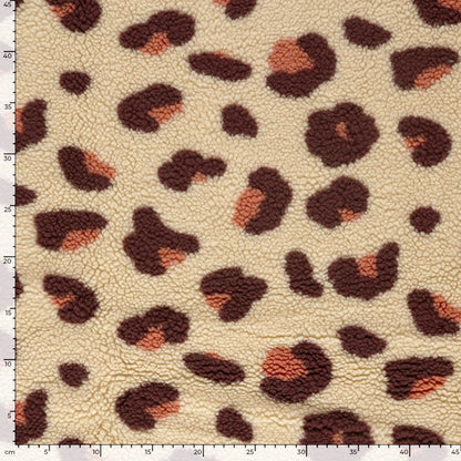 Sherpa Fleece Leopard Beige – Ansicht 5