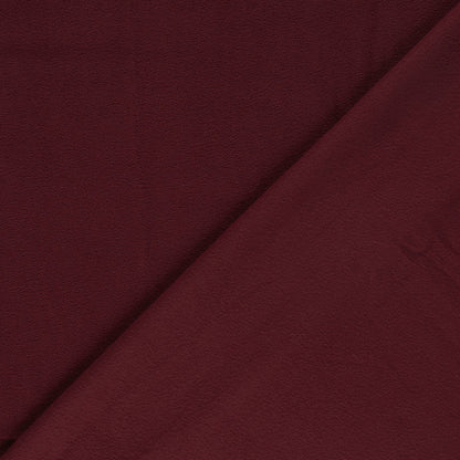 Fleece Stoff Uni Bordeaux – Ansicht 4