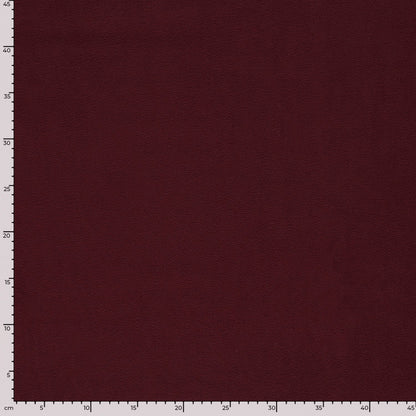 Fleece Stoff Uni Bordeaux – Ansicht 5