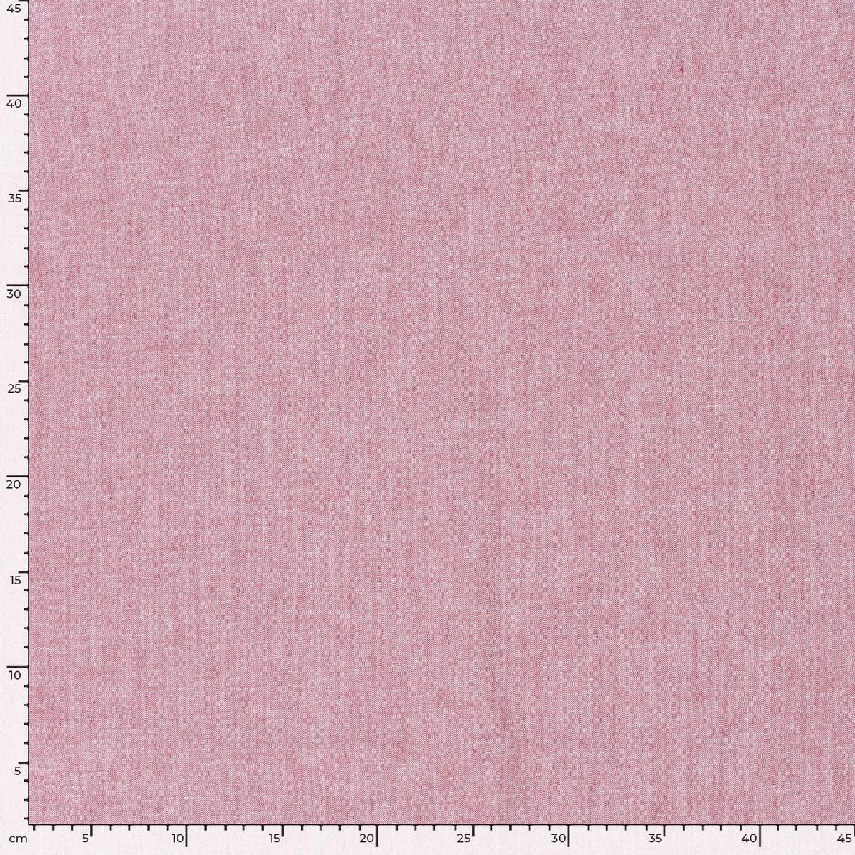 Leinen Stoff Chambré Dunkelrot – Leicht & Elegant