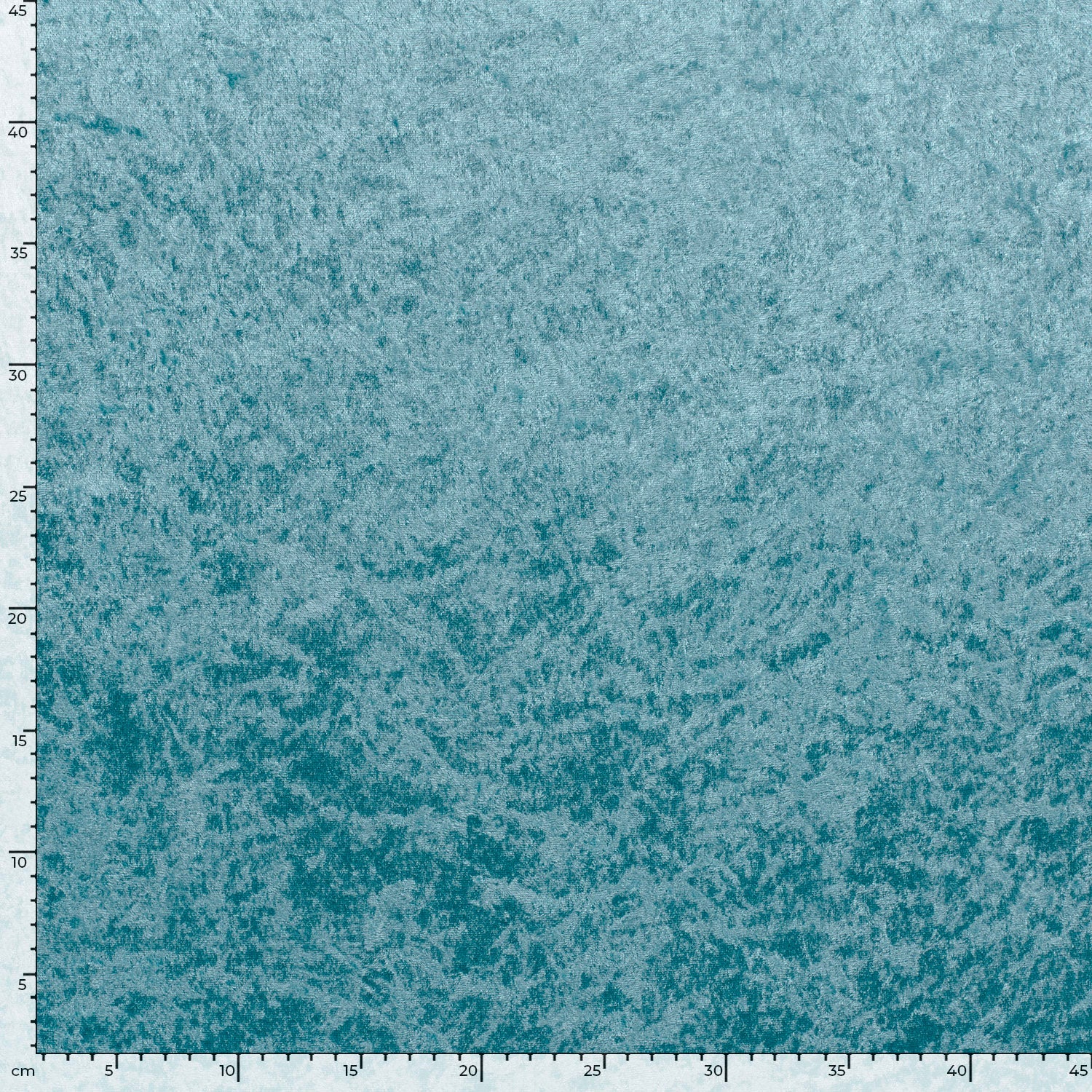 Pannesamt Stoff Aqua – Nahaufnahme