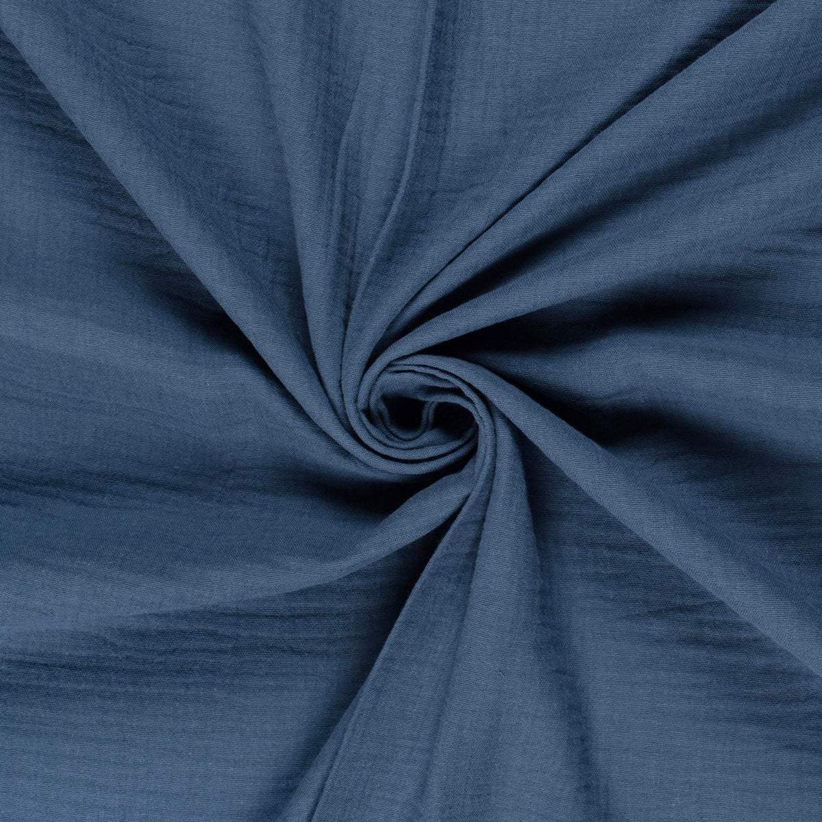 Musselin Stoff Indigoblau – Fall