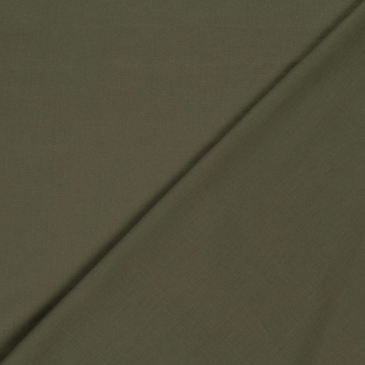 Fahnentuch Stoff Khaki-Grün – Leichter Baumwollstoff Uni für Deko & Bekleidung