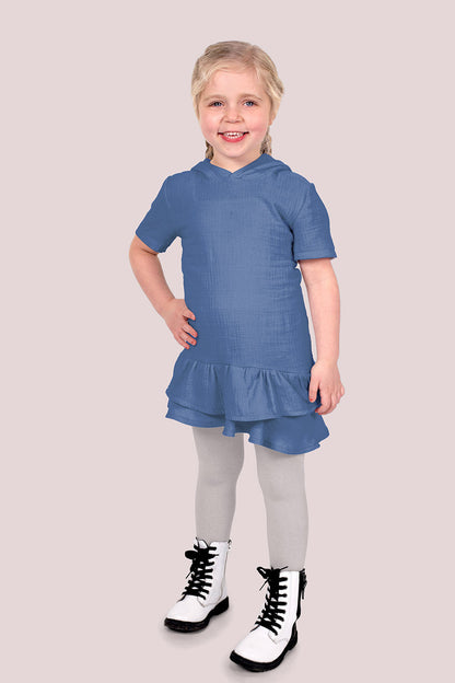 Musselin Stoff Indigoblau – Rolle