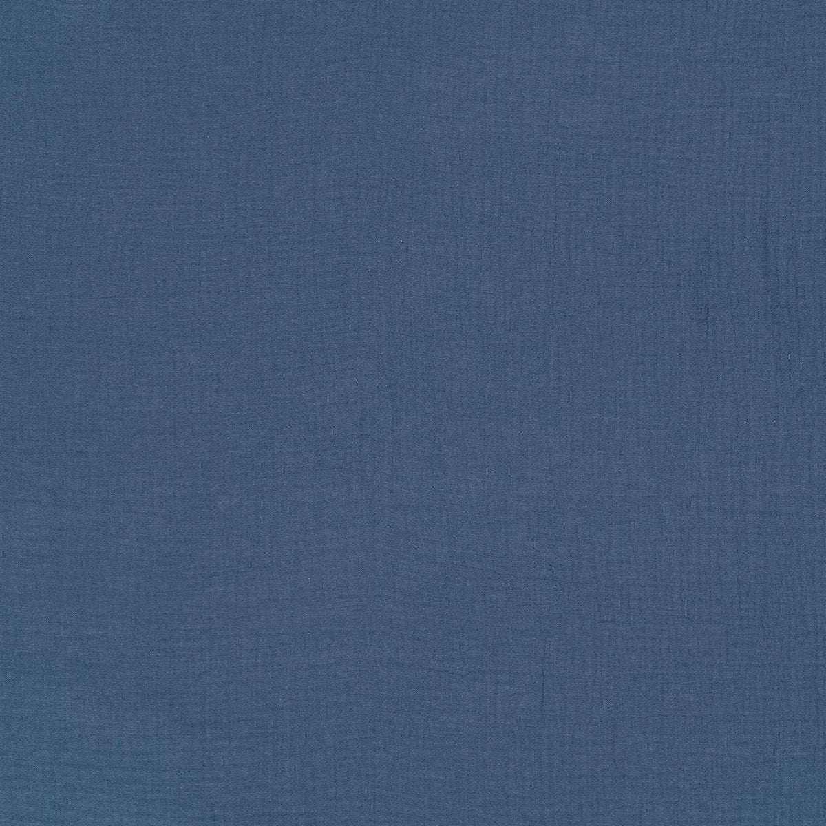 Musselin Stoff Indigoblau – Detail