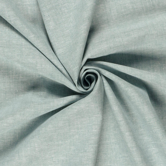 Leinen Stoff Chambré Altgrün – Leicht & Elegant