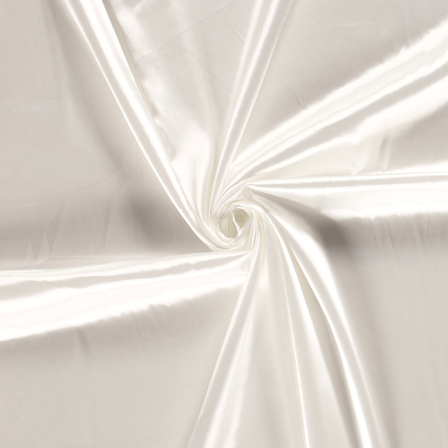 Satin Stretch Stoff Wollweiß – Fall