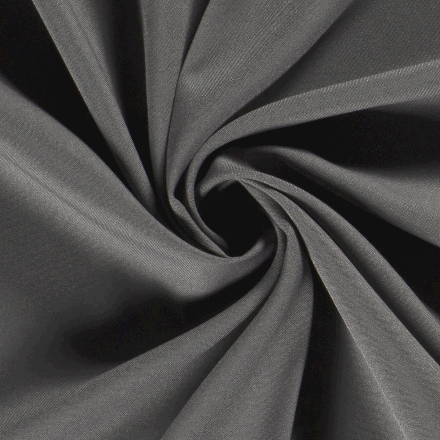 Polyester Stoff Dunkelgrau – Stoffansicht