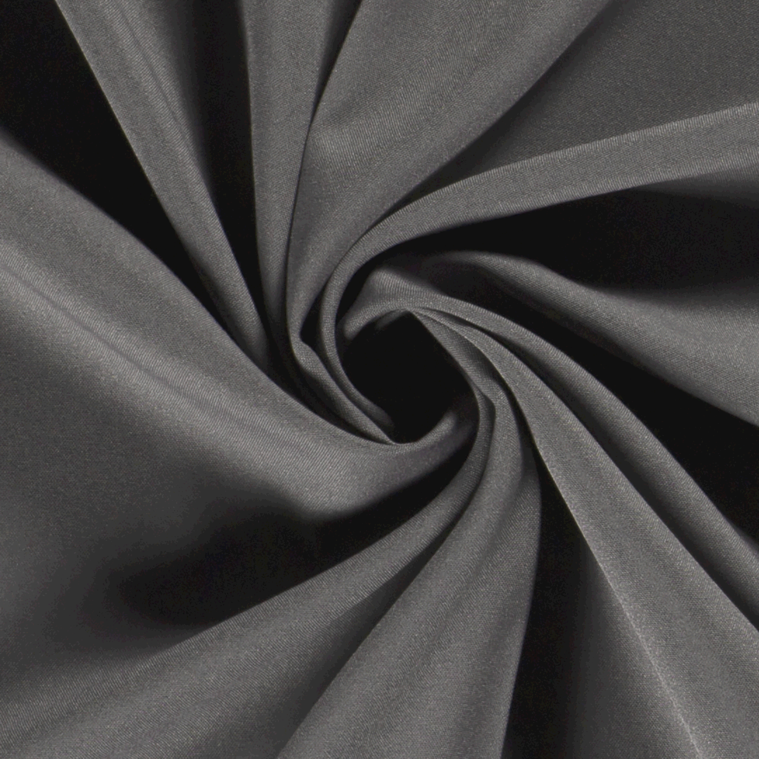 Polyester Stoff Dunkelgrau – Stoffansicht