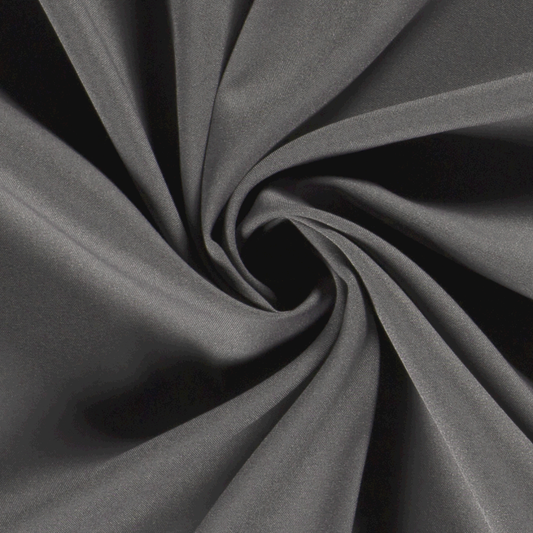 Polyester Stoff Dunkelgrau – Stoffansicht