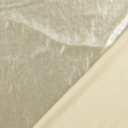 Lurex Jersey Silber – Metallic Stretch Stoff | Stoffeya