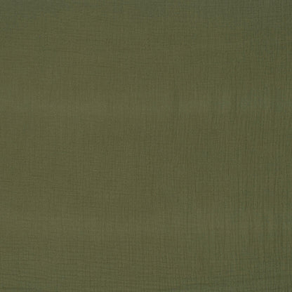 Musselin Stoff Tannengrün – Detail