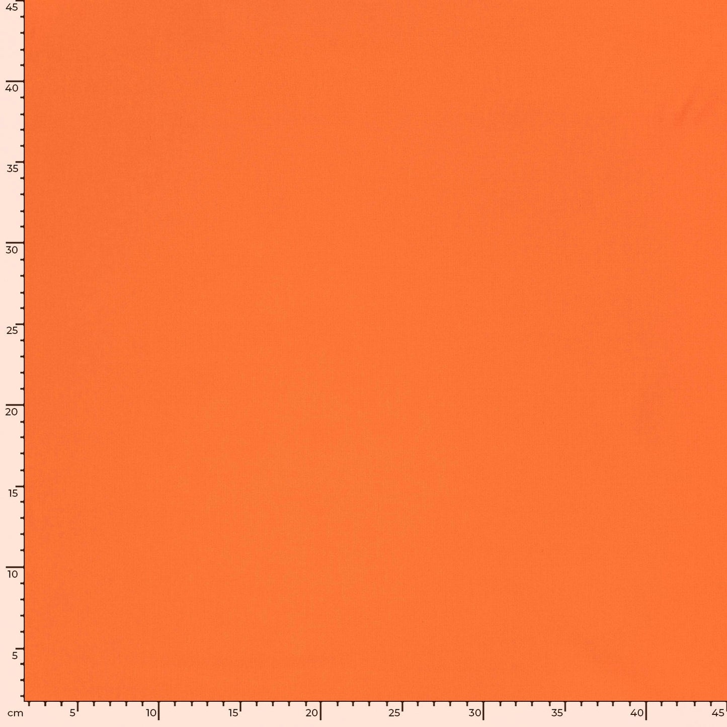 Fahnentuch Stoff Orange – Nahaufnahme