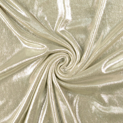 Lurex Jersey Silber – Metallic Stretch Stoff | Stoffeya