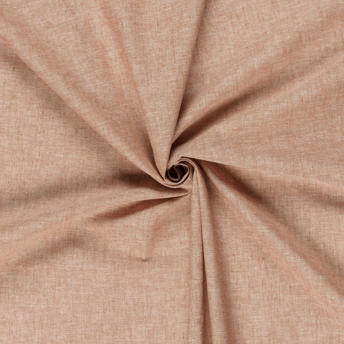 Leinen Stoff Chambré Ziegelrot – Leicht & Elegant