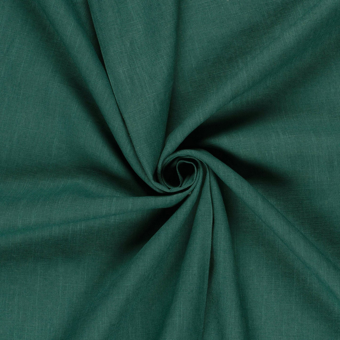 Leinen Baumwolle Tannengrün – Detail
